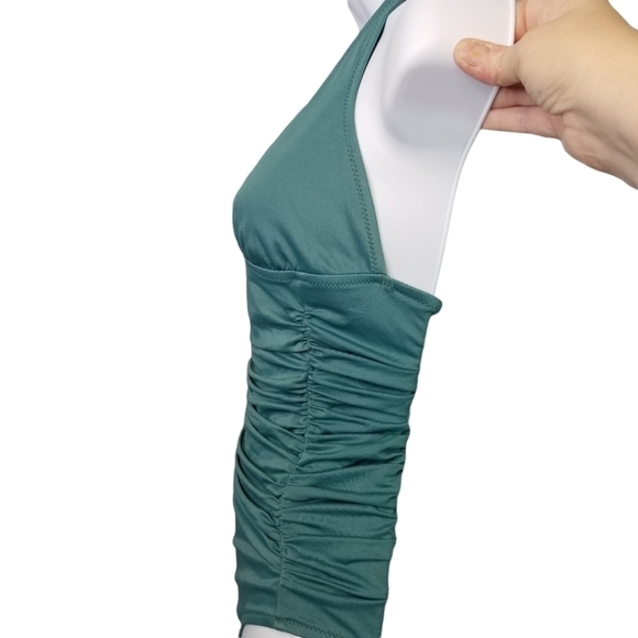 J. Crew ruched halter one piece swimsuit - Picture 4 of 8